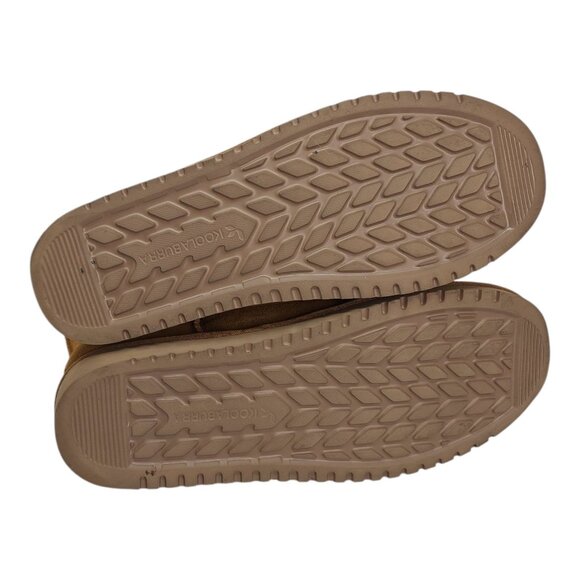 Koolaburra Suede Mid-Calf Boots Chestnut Tan Fur Lined Womens Size 11 - Picture 13 of 14